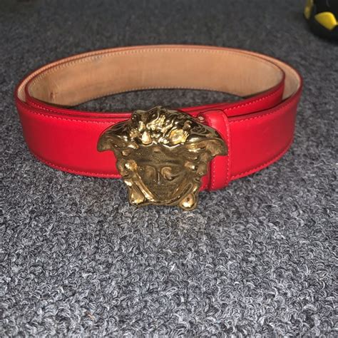 red versace belt replica